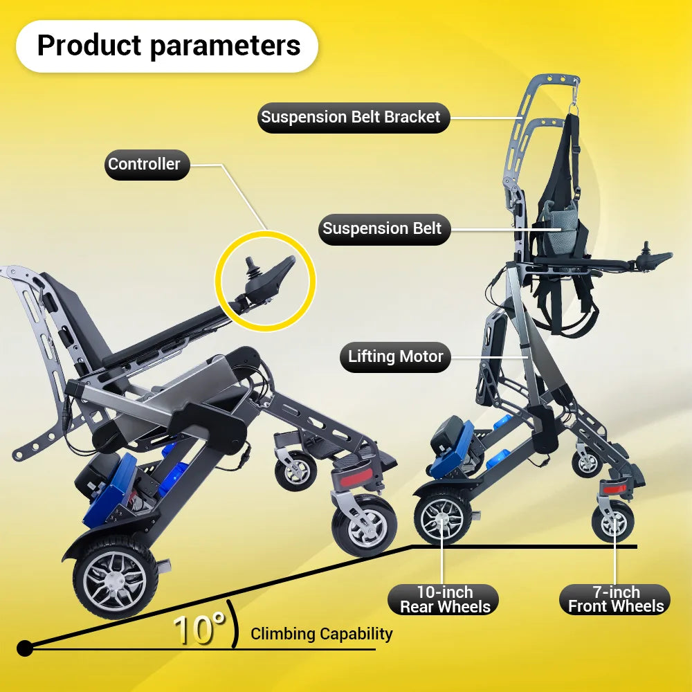 StandNWalk Electric Wheelchair & Gait Trainer