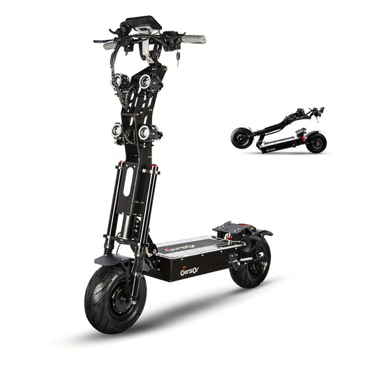 Free Delivery with Express Shipping High-power 72V Adult Electric Scooter Features LED Lights, Extended Range, Removable Seat Dual Suspension, 13-inch Vacuum Tyres Adult Off-road Electric Scooter