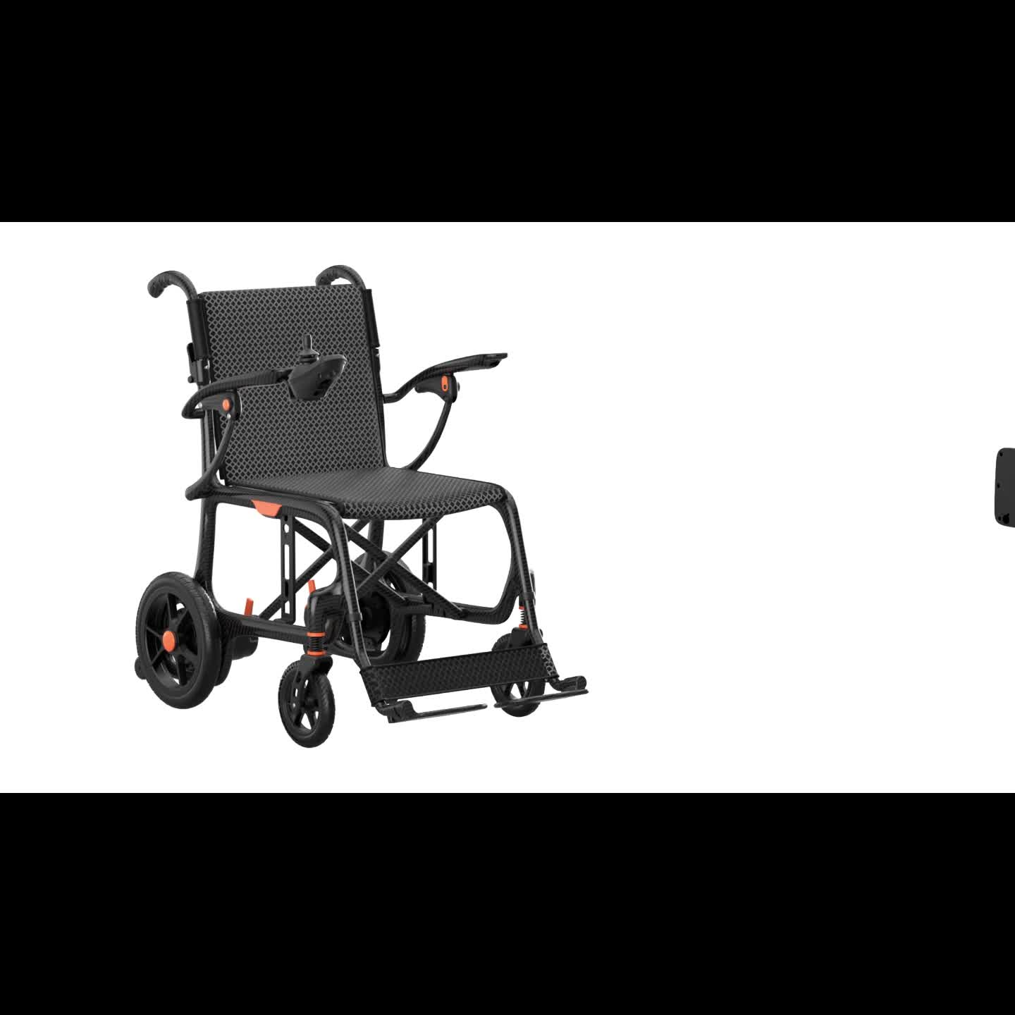 Carbon Fiber 25 Mile Long Range Adult Electric Wheelchair No Installation, One-Step Folding And Unfolding, Lightweight 15Kg, 300Lbs Load Capacity, Compact Enough to Fit in Luggage, Perfect for Travel, Park & Beach Outings, Portable Power Chair