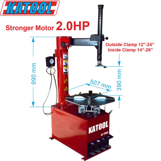 KT-T800 Yyear 2.0HP Tire Changer Machine Wheel Changers Tire Machine Tire Repair Garage equipments Tire Tools
