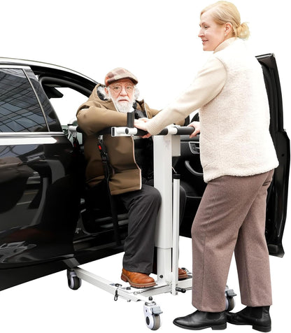 Electric Transfer Lift for Car, Portable Folding Patient Lift Transfer Chai