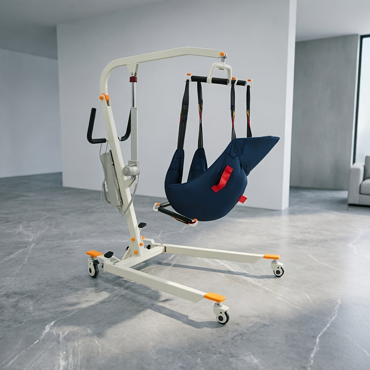 Folding Electric Lift, Through Body Transfer Lift with AY02, Lift Chair Lift Assist for The Elderly, Lift The Elderly from The Floor, Easy to Disassemble, 440LBS Weight