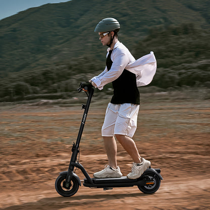 NAVEE N65I Electric Scooter for Adults, Featuring 10" Tires, a Foldable Design, App Control, And a Carbon Fiber Riser , Ideal for Black Friday And Christmas Presents