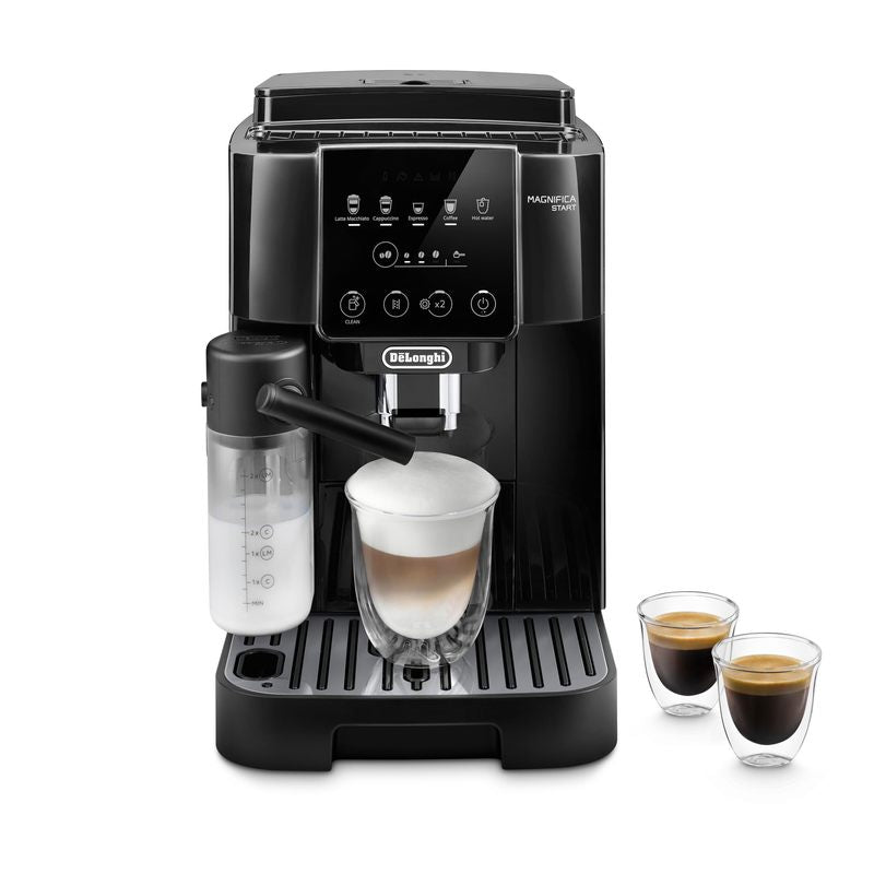 De'Longhi Magnifica Start Automatic Espresso Machine with Auto Milk Frother & Built in Grinder - 5 One-Touch Recipes Easy-to-Clean Home Barista Coffee Maker for Lattes Cappuccino Iced Coffee