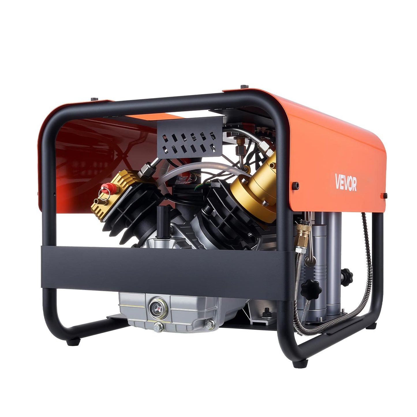PCP Air Compressor 4500PSI/30Mpa 2-Cylinder Scuba Diving Tank Compressor External water cooling / Internal water cooling