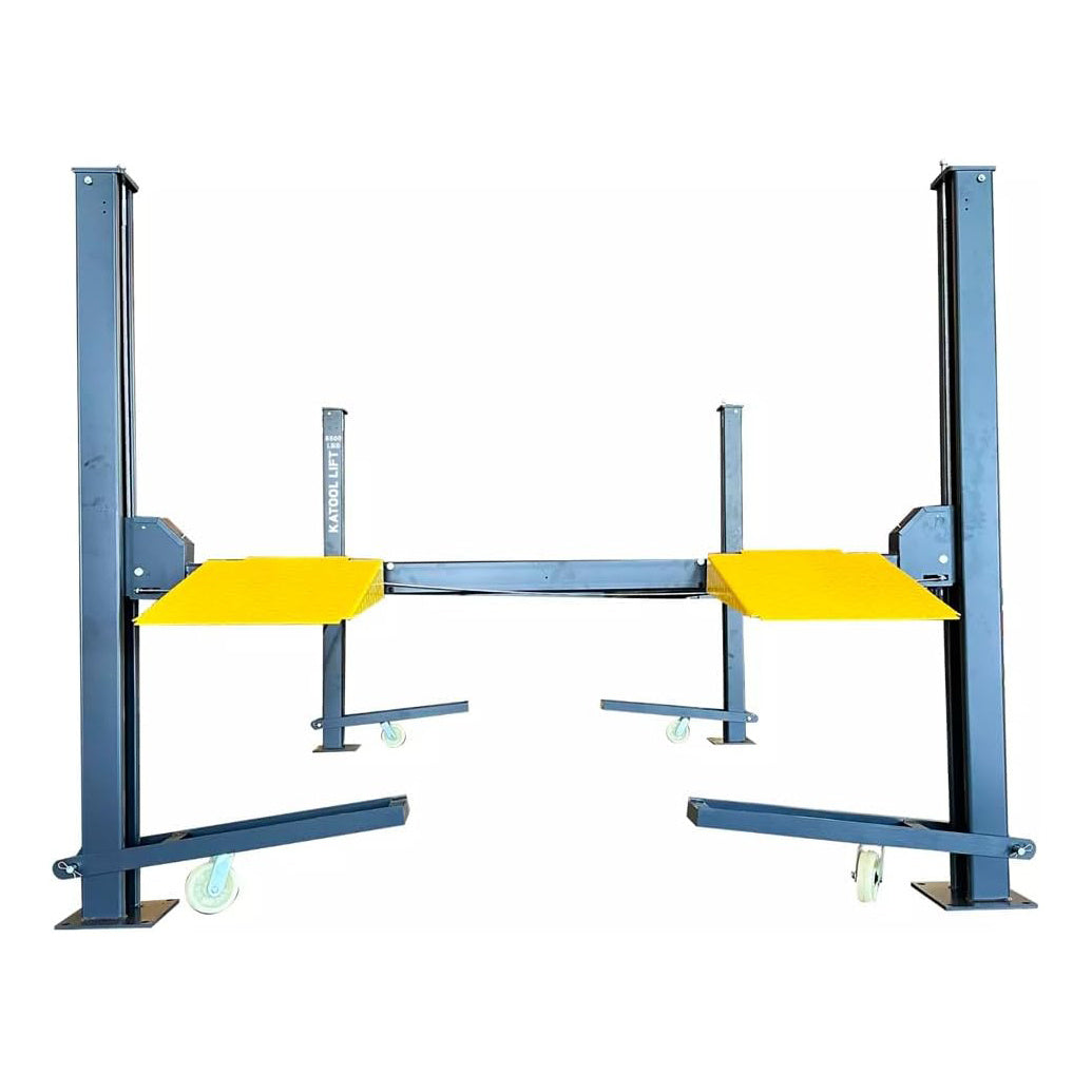 KT-4H850 Four Post Lift Car/Truck Parking Hoist with Casters 8500Lbs Lifting Capacity