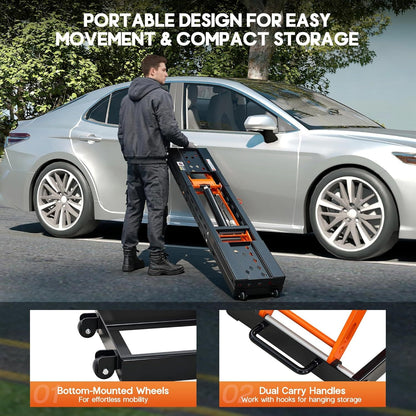 7000lb to 8000lb car lift designed for home garage workshop auto repair, suitable for sedan SUV pickup and most universal vehicles, ideal for maintenance inspection and underbody work.
