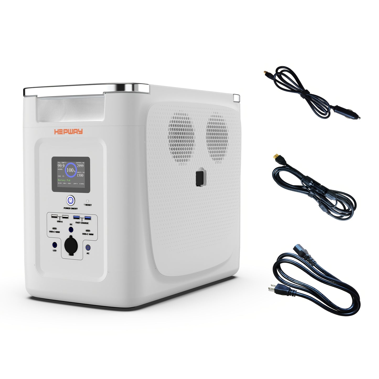 Portable Power Station Alpha 2000, 2048Wh LiFePO4 Battery, Smart App Control Solar Generator 2000W(3600W Power Lifting) Output, Ultra-Fast 0-80% Charging In 1 Hr, Home UPS Backup & RV Camping