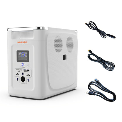 Portable Power Station Alpha 2000, 2048Wh LiFePO4 Battery, Smart App Control Solar Generator 2000W(3600W Power Lifting) Output, Ultra-Fast 0-80% Charging In 1 Hr, Home UPS Backup & RV Camping