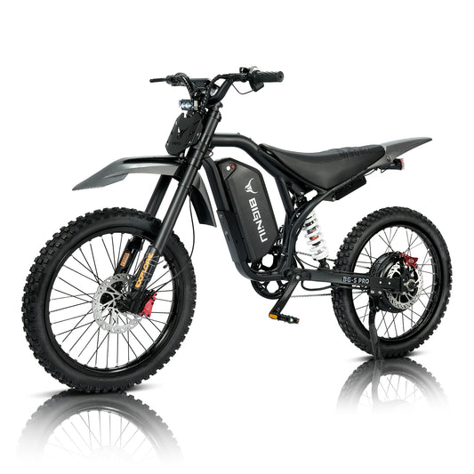 Electric Bike for Adults, 740W Peak Motor High-Power 60V 32Ah Battery, 20 Range, All-Purpose Commuter & Dirt Bike for Adults BG-S PRO