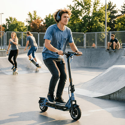 Electric Scooter 10inch 80Km Range 858Wh Battery Rated 1000W