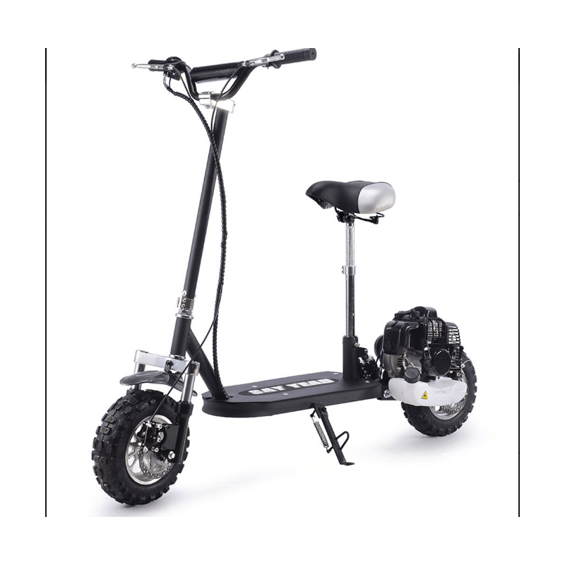 Say Yeah 49cc Gas Scooter Black – Speed may vary based on the rider’s weight and riding conditions