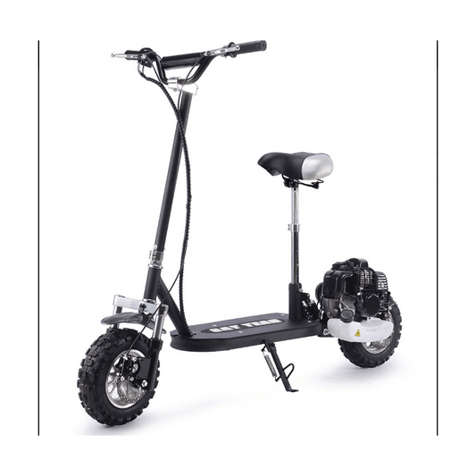 Say Yeah 49cc Gas Scooter Black – Speed may vary based on the rider’s weight and riding conditions