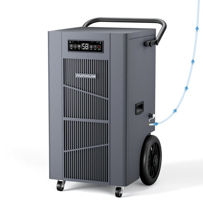 320 Pints Commercial Dehumidifier with Pump, Commercial Grade Dehumidifier for Basement