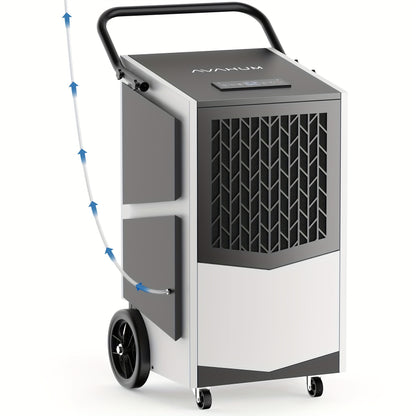 250 Pint Basement Dehumidifier with Pump Drain Hose for Basements, 8000Sqft Grade Dehumidifiers, 24H Timer, Continuous Dehumidification