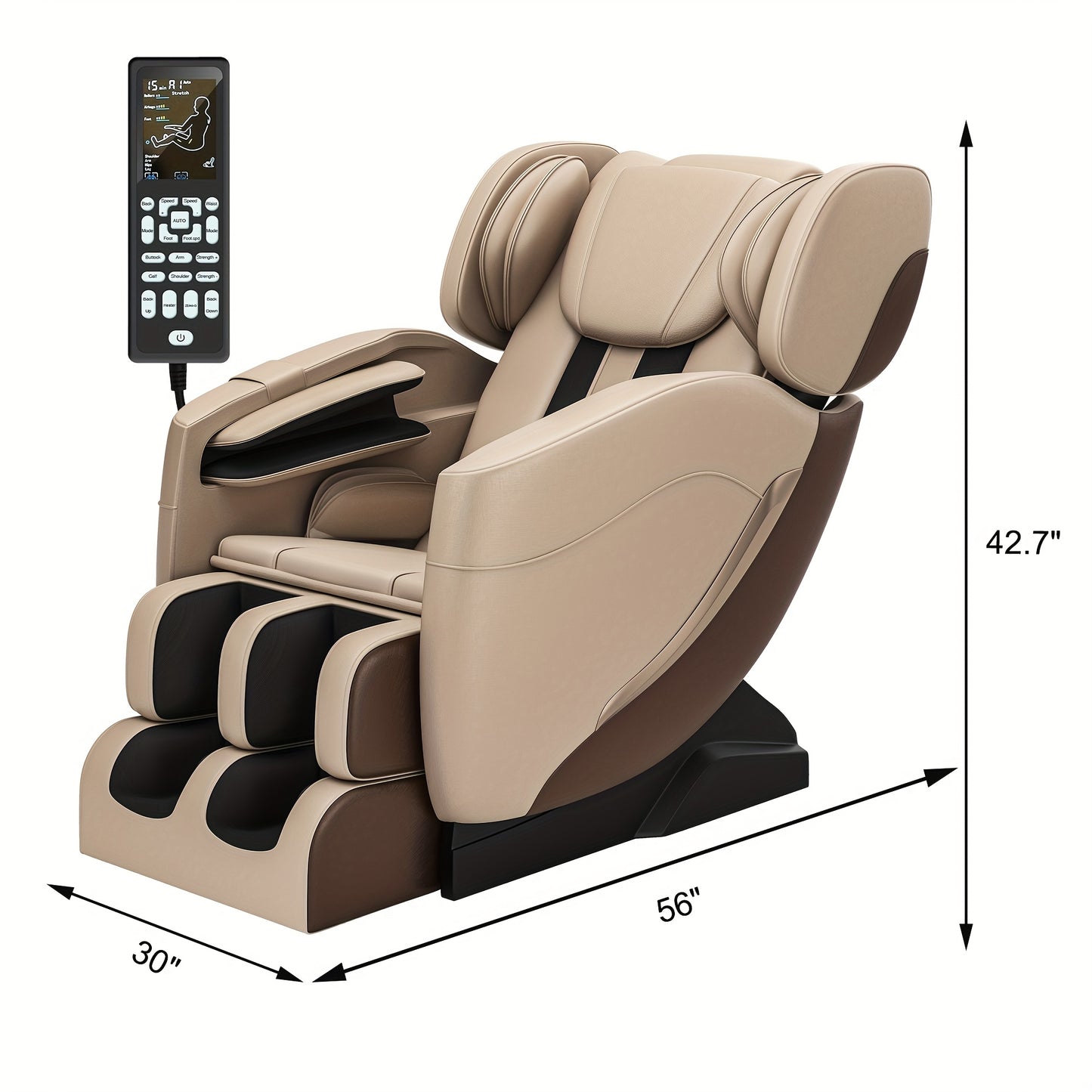 eal Relax SS05 Zero Gravity Full Body Massage Chair with Heat, 6 Auto & Manual Modes, 8 Fixed-Point Massage Rollers, Ideal for Neck, Back, Hips, and Foot Massage, Father's Day And Mother's Day Gifts for The Elderly
