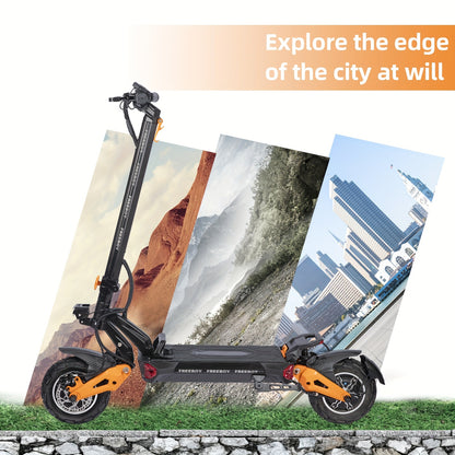 Foldable Adult Electric Scooter Without Seat, Featuring 11-inch Tires, 90 Km Range, 60V 30Ah Battery, 440.92LB Load Capacity, and Dual Suspension—ideal for Urban Commuting, Off-road Riding, and Travel. Low Commuting Costs with More Coolness