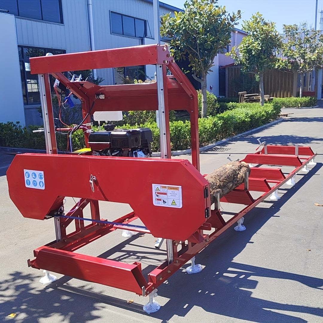 32in Portable Sawmill 420cc Gas Engines with E-Start Band Saw
