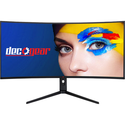 Deco Gear 40” 5K UltraWide Monitor (5120×2160), IPS, HDR10, 21:9, 100% sRGB / 96% DCI-P3, USB-C, HDMI, DP, PIP/PBP, Adaptive Sync - Pro Color Accuracy for Creators & Multitasking - Open Box