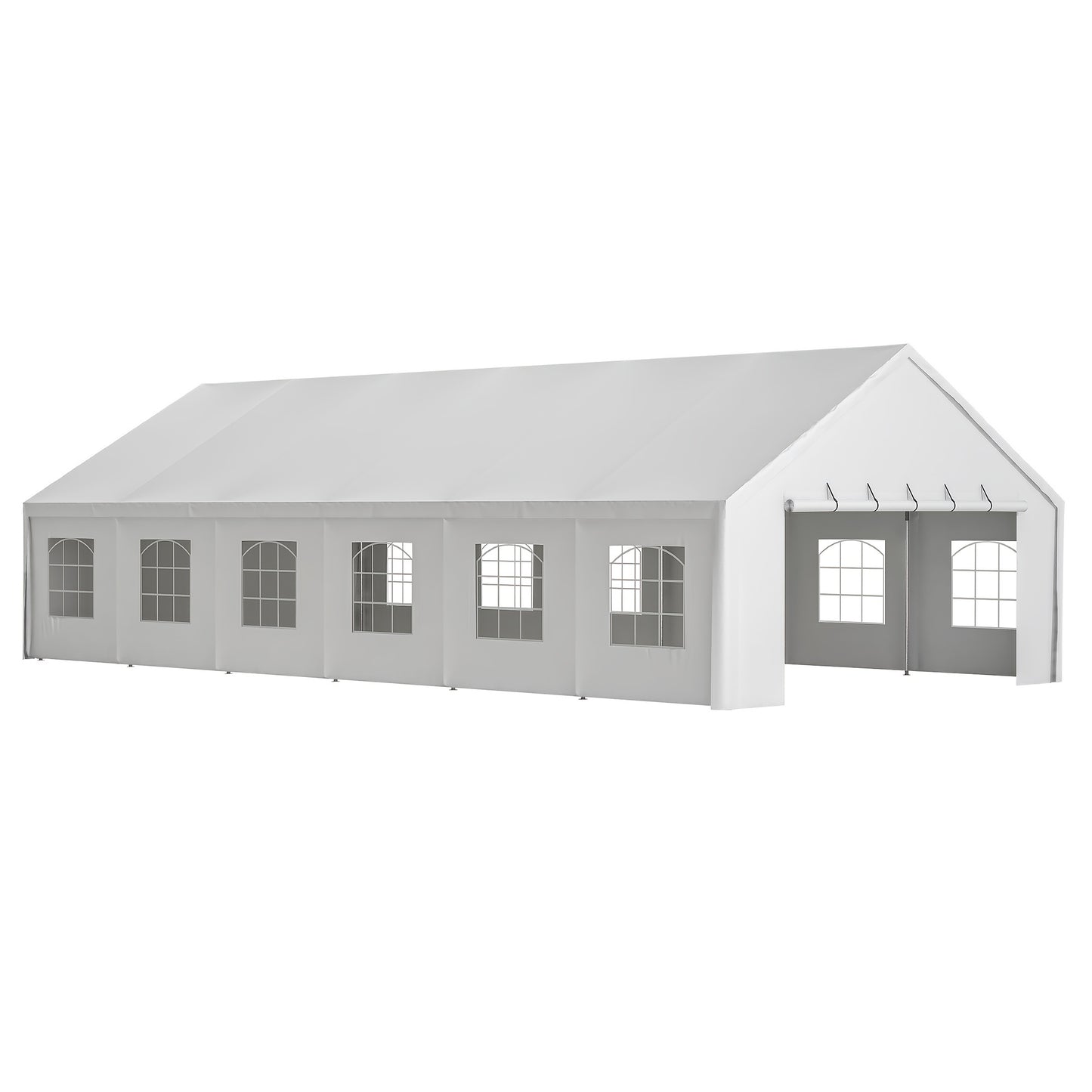 20×40/20×20/16×32 Feet Heavy Duty Party Tent, Large Wedding Event Canopy with Removable Side Walls - Outdoor Gazebo Style Commercial Shelter for Sports Events, Bleachers & Carports