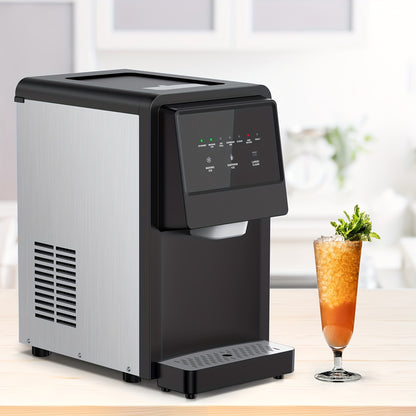 55 Lb. Daily Production Nugget Ice Cubes Countertop Ice Machine