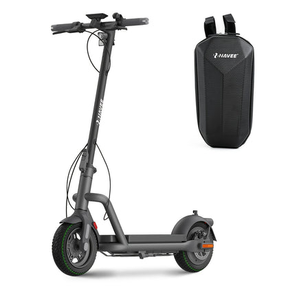 NAVEE N65I Electric Scooter for Adults, Featuring 10" Tires, a Foldable Design, App Control, And a Carbon Fiber Riser , Ideal for Black Friday And Christmas Presents