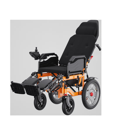 500W Motor Portable Electric Wheelchair Foldable for Adults Seniors, Intelligent Power Wheelchairs Motorized Wheelchair All Terrain Power Chair, Outdoor Wheelchair, Mobility Aid, Easy Storage, Lightweight Design, Smooth Mobility, Durable Construction