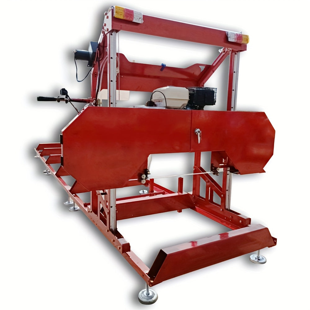 32in Portable Sawmill 420cc Gas Engines with E-Start Band Saw