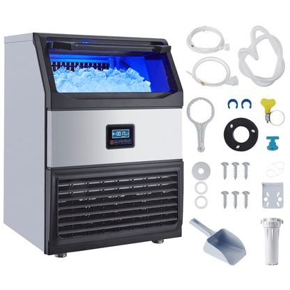 Countertop Ice Maker with Smart Control Panel, Durable and Stylish Design for High-Efficiency Ice Production