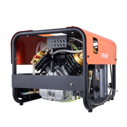 PCP Air Compressor 4500PSI/30Mpa 2-Cylinder Scuba Diving Tank Compressor External water cooling / Internal water cooling