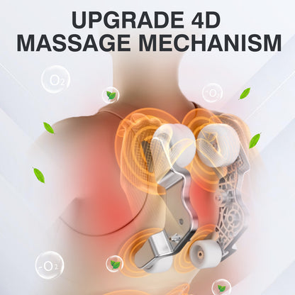 Upgraded Version 4D Massage Chair Zero Gravity | Full Body Massage Chair and Recliner AI Voice Control Automatic Leg Rest Calf and Foot Roller Heating