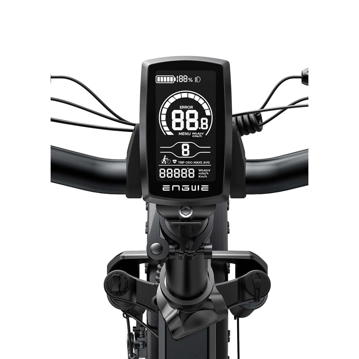folding fat tire electric bike features a 750W motor, with 960W peak power, high-capacity lithium battery, and 20-inch all-terrain tires for versatile commuting.