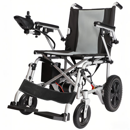 Adult Electric Wheelchair with Intelligent Control, Electromagnetic Braking System, Small Turning Radius, Small Folding Space. It Is Suitable for The Travel Of The Elderly And The Disabled And Can Bear A Weight Of 300 Pounds.