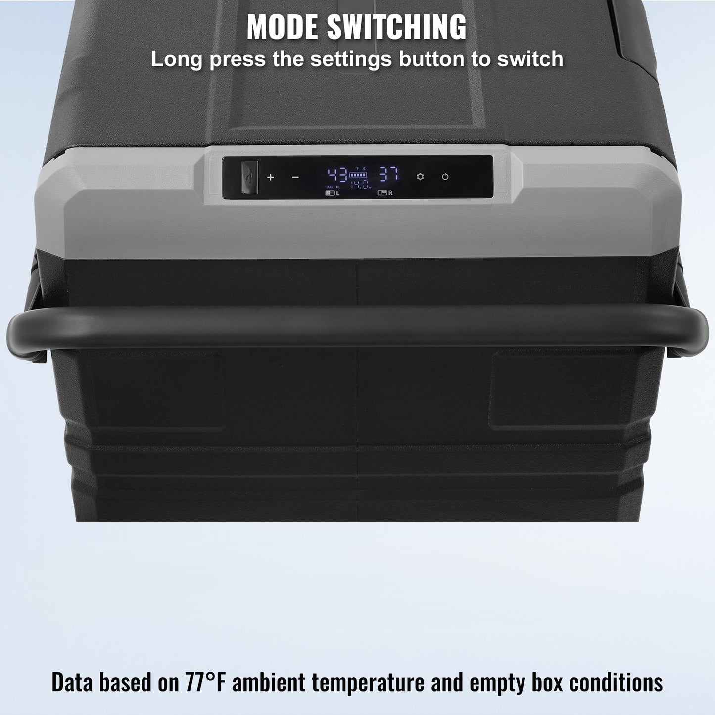 Portable Car Refrigerator Freezer Compressor 115 L Dual Zone for Car Home