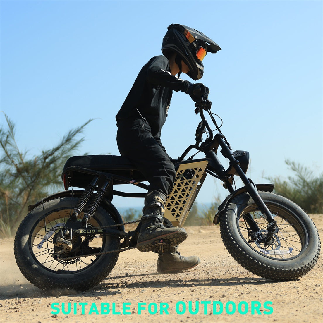 20×4'' FAT Tires & LCD Display,749W Ebike 20mph with 48V 13Ah Removable Battery，Eclio F02 Electric Bike for Adults, Front Headlight & Disc Brakes,7-Speed Dual Suspension Conquer Trails,Supports 330lbs,Ideal for Commuting & Urban Leisure Riding