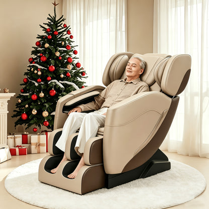 eal Relax SS05 Zero Gravity Full Body Massage Chair with Heat, 6 Auto & Manual Modes, 8 Fixed-Point Massage Rollers, Ideal for Neck, Back, Hips, and Foot Massage, Father's Day And Mother's Day Gifts for The Elderly
