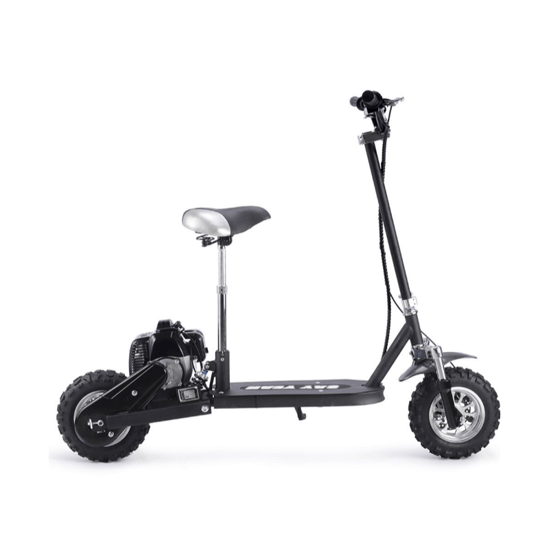 Say Yeah 49cc Gas Scooter Black – Speed may vary based on the rider’s weight and riding conditions