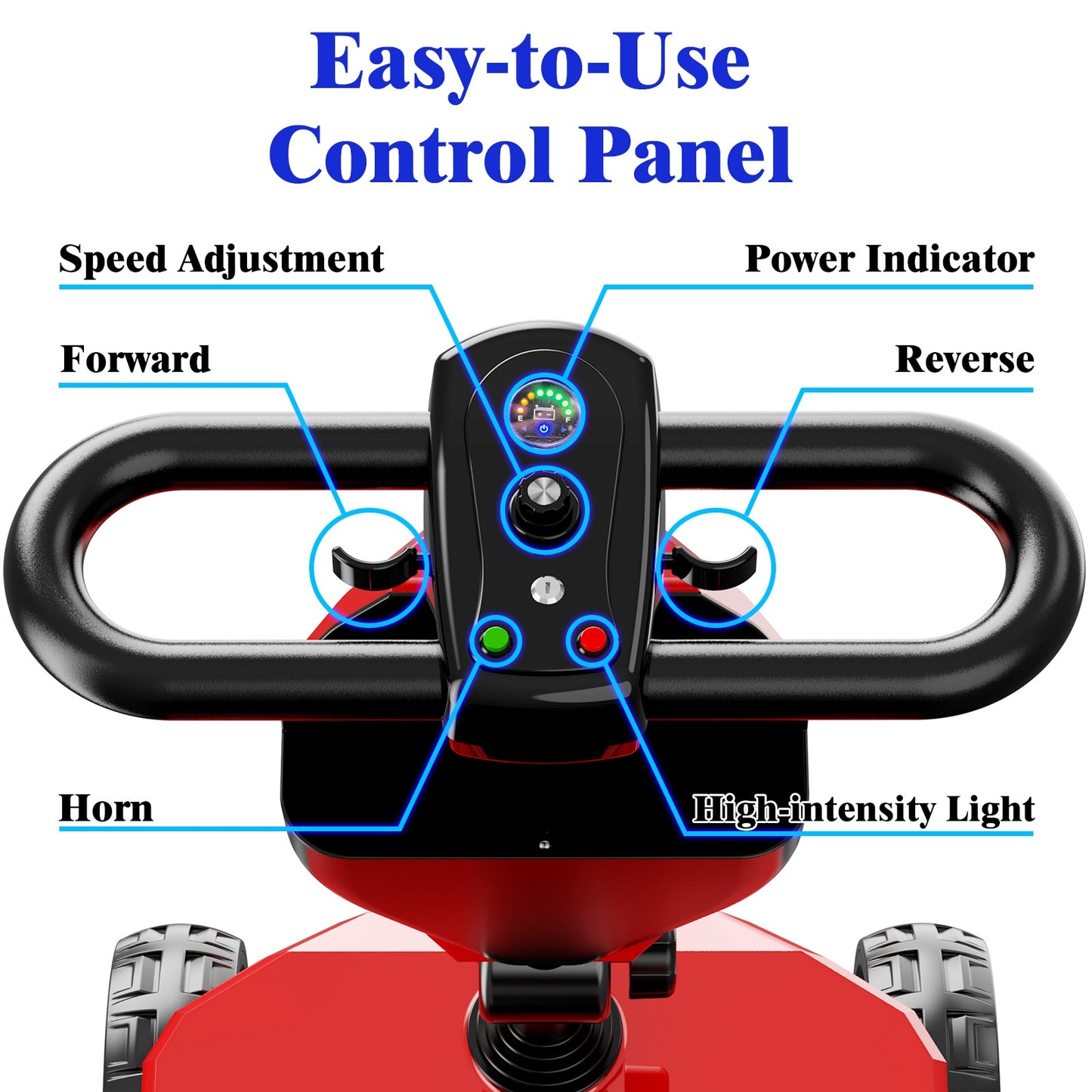 4-Wheel Electric Mobility Scooter For Adults With Seat - 250W Motor, 15 Miles Per Hour Speed, With Backrest Seat And Front Basket, 265 Pounds Capacity, 8 Inch Solid Tires, Lightweight 82Pounds, Suitable For Outdoor And Indoor Mobility
