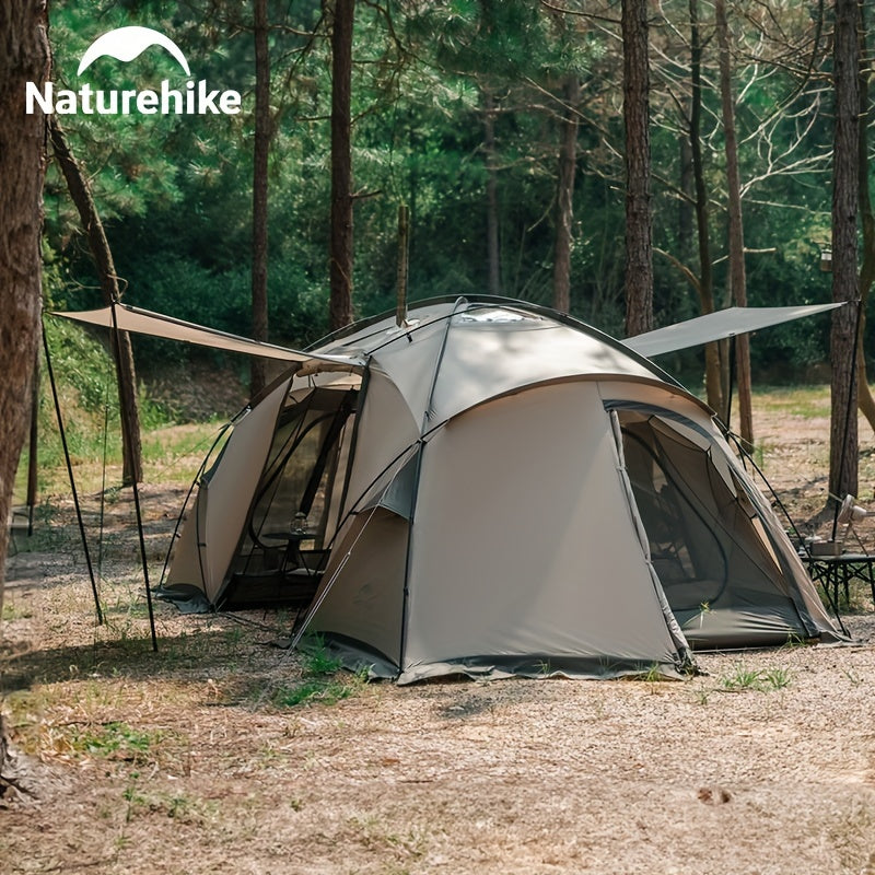 Naturehike Two Bedrooms and One Living Room Tent Lightweight Outdoor Camping Gear Large Space Tent