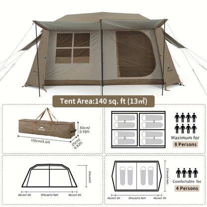Village 13 automatic tent Two bedrooms and one living room tent for camping