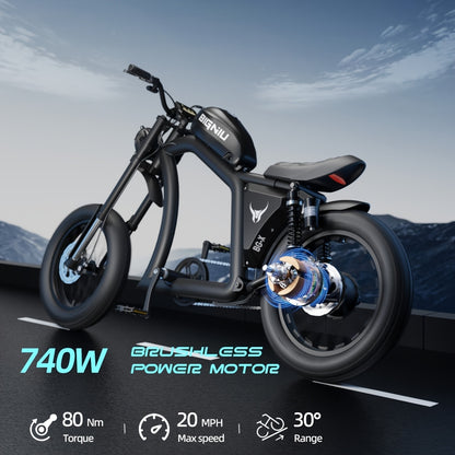 BIGNIU BG-X Electric Bike Brushless Motor 48V/31.5Ah High-capacity Up to 40 Miles Dual Suspension Electric Bike EBike Front/Rear Turn Signal