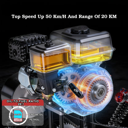 Adult Go-karts And High-speed Off-road Go-karts, 6-inch Off-road Tires, Rear Disc Brakes