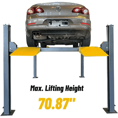 KT-4H850 Four Post Lift Car/Truck Parking Hoist with Casters 8500Lbs Lifting Capacity