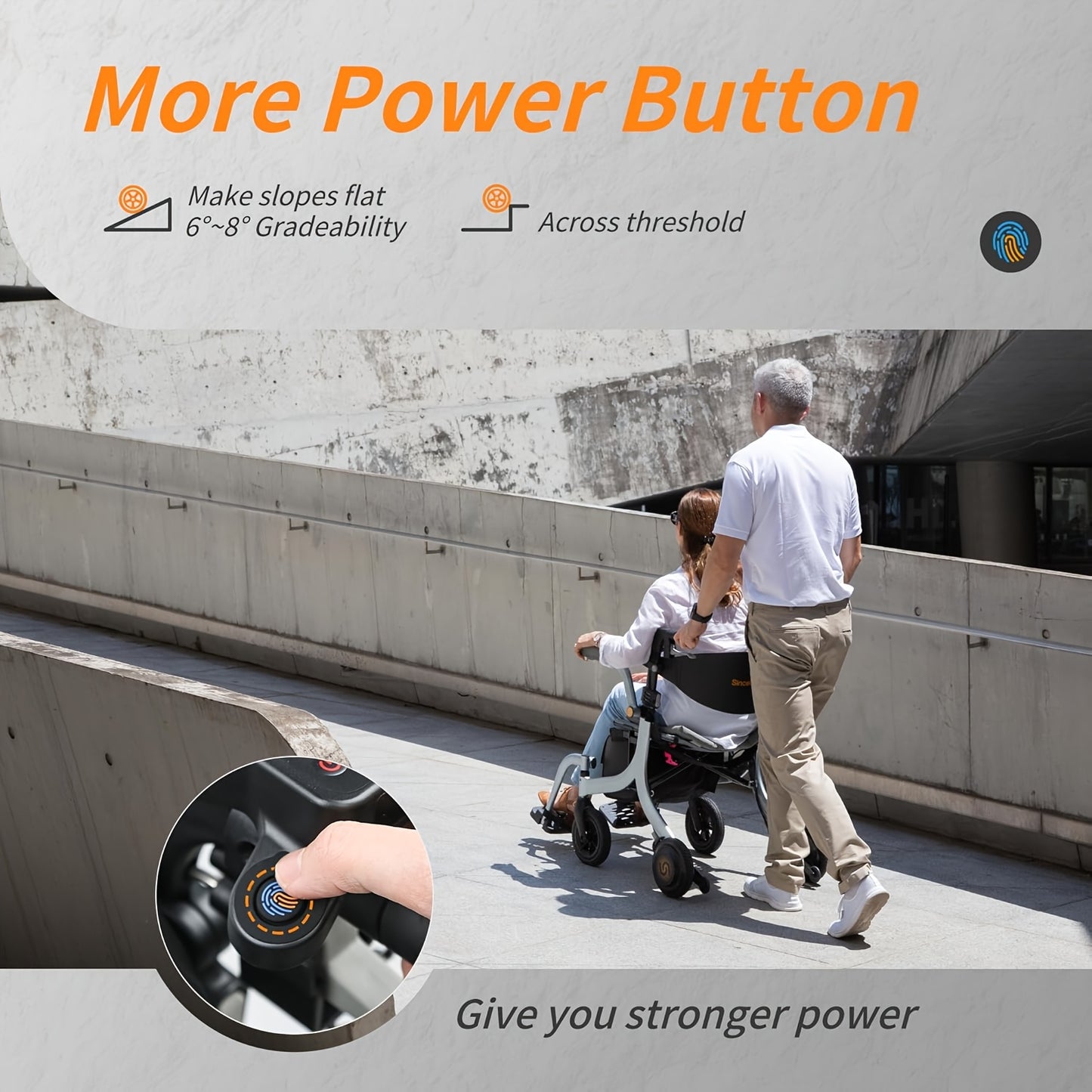 Sinceborn 4-In-1 Electric Rollator - Versatile Mobility Aid with Seat, Lightweight Foldable Transport Wheelchair And Drive Walker for Seniors