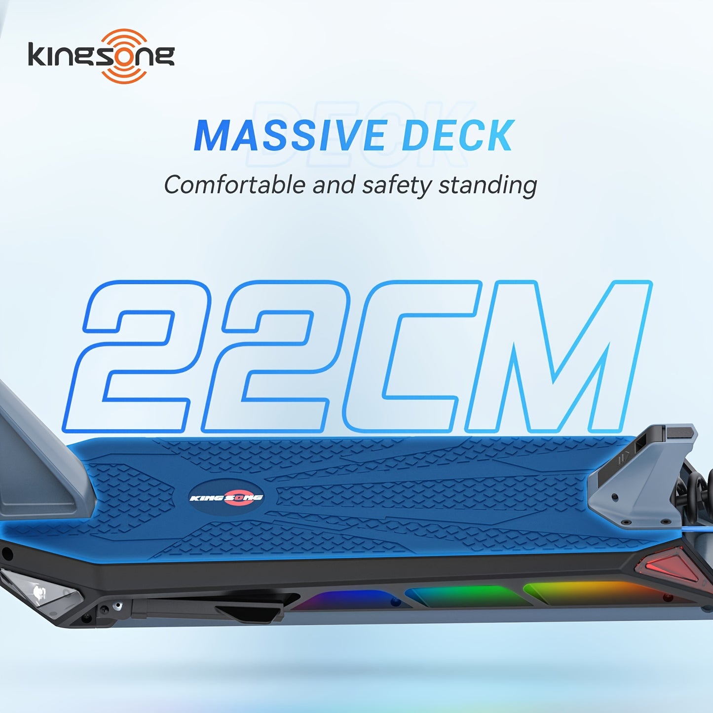 Electric Scooter 10inch 80Km Range 858Wh Battery Rated 1000W