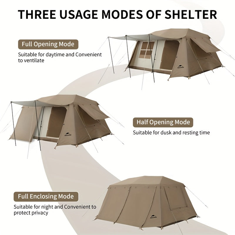 Village 13 automatic tent Two bedrooms and one living room tent for camping