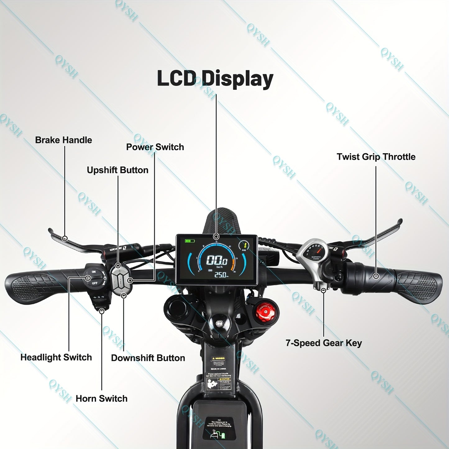 lectric Bike, Electric Dirt Bike, Electric Bike for Adults - 19MPH 80-Mile Range Commuter E-Bike with 48V 30AH Removable Battery, Sleek Design, Sturdy Build, Adult Commuters, Ebike