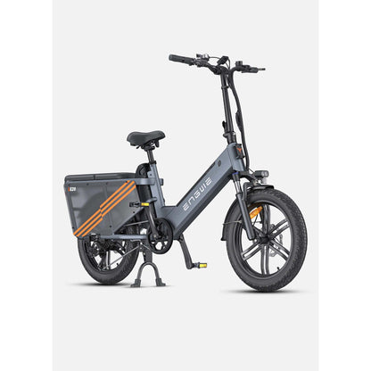 heavy-duty cargo electric bike features a 750W mid-drive motor, torque sensor technology, and 1140W peak power for high-capacity hauling.