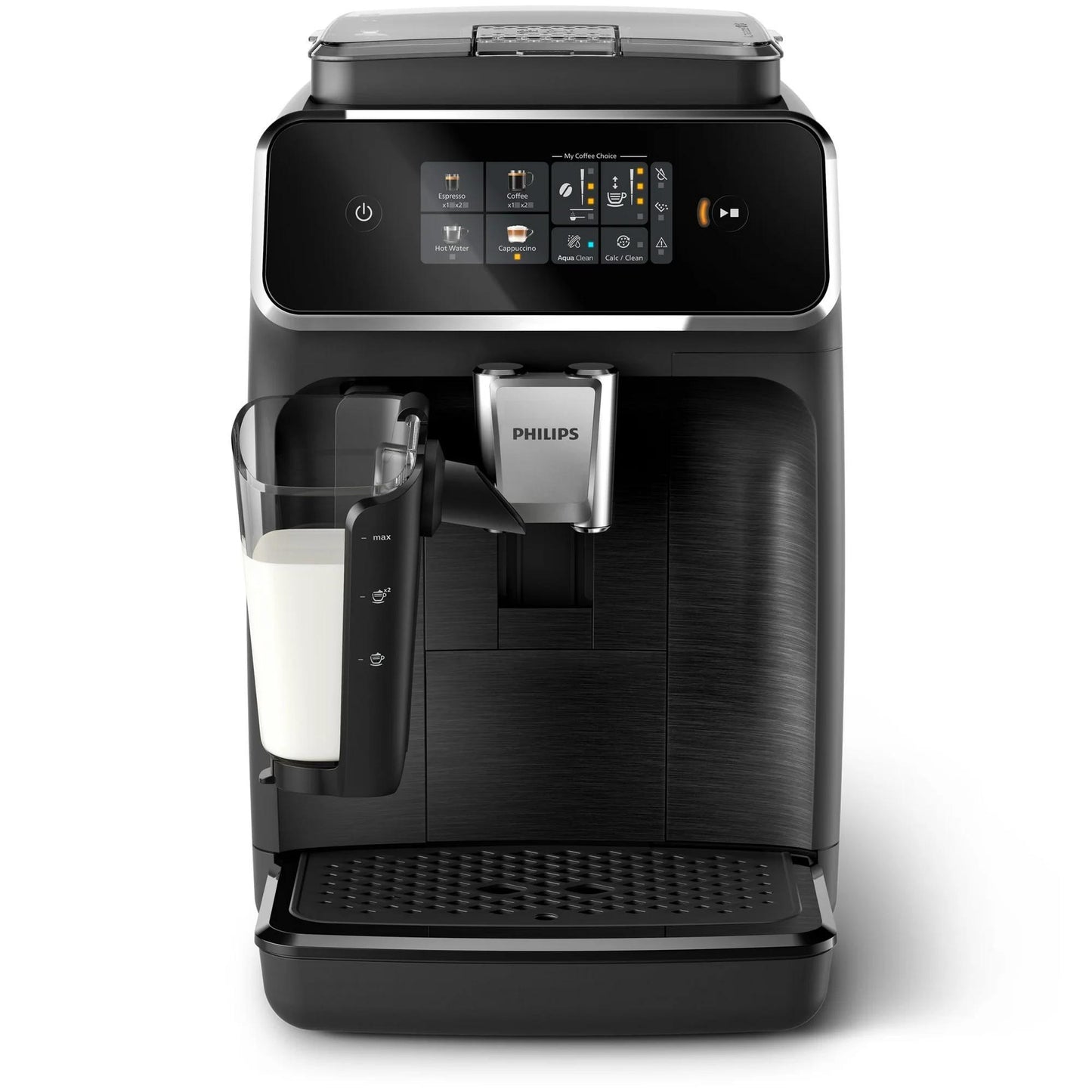 Philips 2300 Fully Automatic Espresso Machine with LatteGo Milk Frother, Black