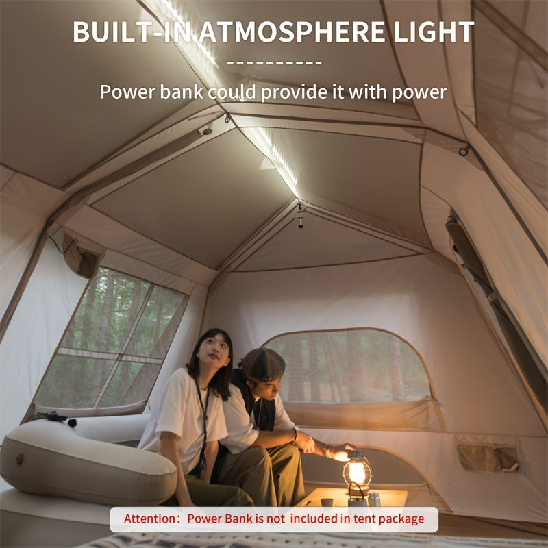 Village 13 automatic tent Two bedrooms and one living room tent for camping
